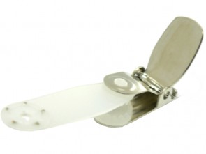 Druckknopf-Clip mit Metallverschluss und Rasterhalterung