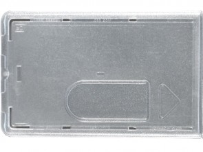 Schutzhülle aus Hartplastik transparent mit Daumenausschub